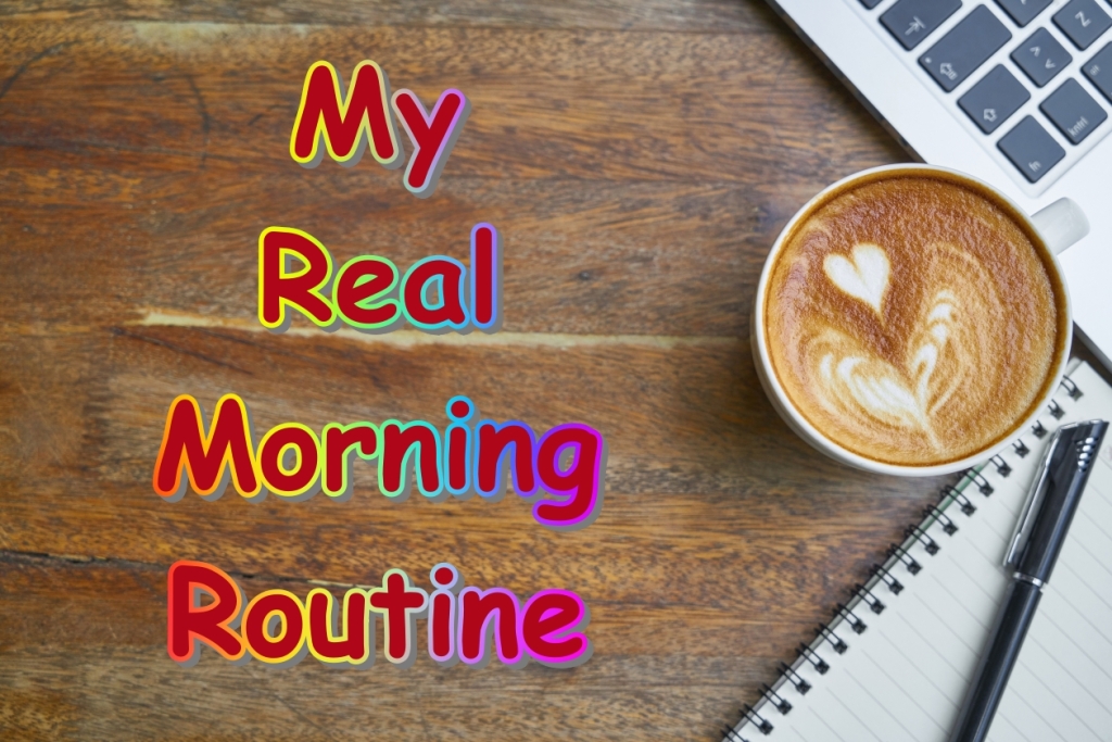 Morning Routine With Cup of Coffee